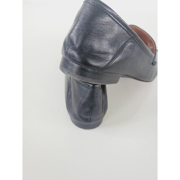 Coach Womens Haley Black Leather Horse Bit Slip-On Loafer Shoes Size 8.5B - Picture 9 of 15